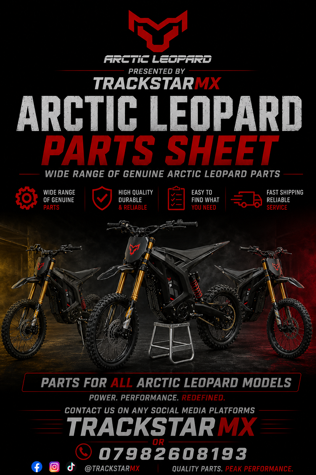 Arctic Leopard Parts Sheet